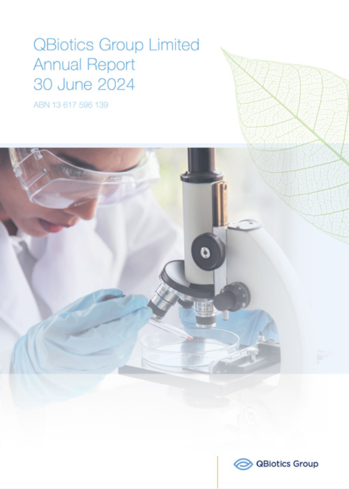 QBiotics Annual Report 2024 cover