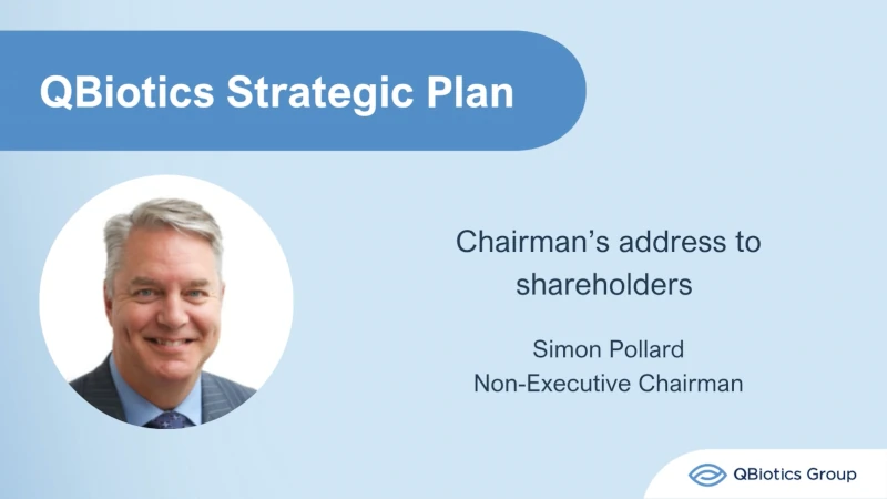 Chairmans address to shareholders